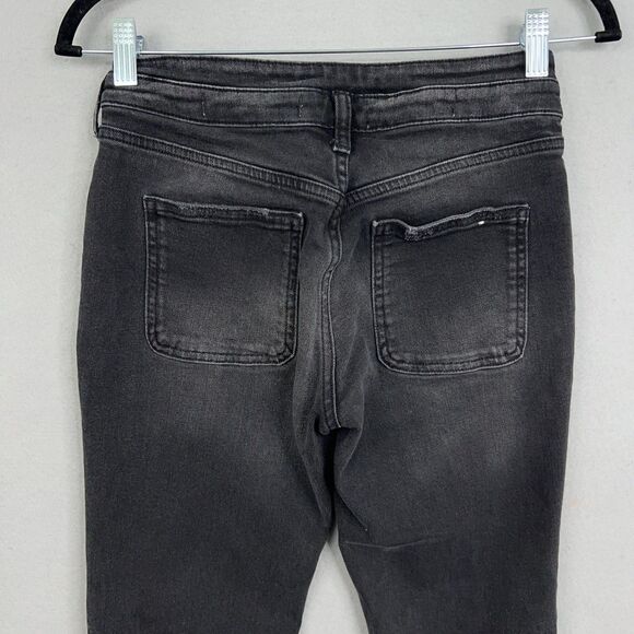 Pilcro and the Letterpress Jeans Womens 25 Petite High Rise Slim Button Fly - Picture 9 of 16